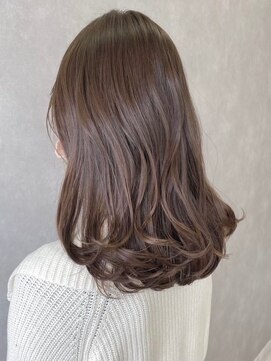 コトナ ヘアアンドリラックス 草加店(kotona Hair & relax) 透明感カラー×ミディアム