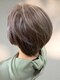 ビューティースペースラルジュヘアー(Beauty Space Large hair)の写真/気になる白髪もキレイに染まる◎大人女性の魅力を引き出し、髪に優しく艶のあるグレイカラーに♪