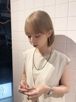 ネイロバイマージ(merge)&nbsp;ホワイトベージュ × ボブ