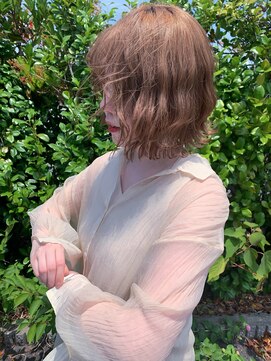 バイエイト(X８) ウェーブミディアム+マロンベージュ