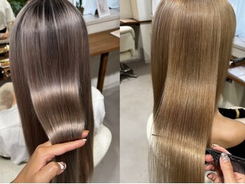ココテラス(coco terrace)の写真/【圧倒的透明感】高品質&高補修の最高級トリートメントでハイトーンも指通りなめらかなうる艶に！