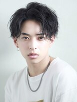無造作センターパート