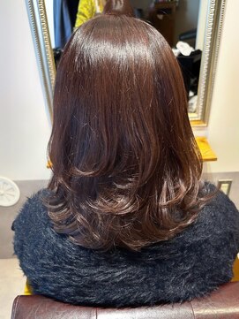 アントワープトーキョー(antwerp TOKYO) 30代40代50代コテ巻きワンカールで仕上げる大人レイヤー髪質改善