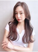 ロングくびれヘア韓国ヘア顔周りレイヤー_8862