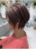 30,40,50代◎白髪ぼかし/前髪/イルミナ/ショートヘア