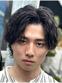 縦落ちパーマツイストスパイラルパーマシャドウパーマ大人ヘア