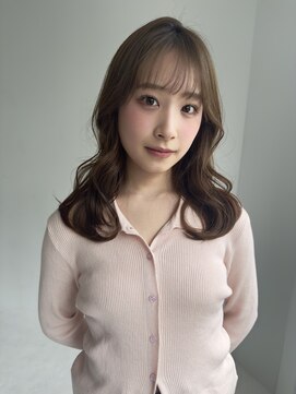 シクネ 新潟駅 万代(SHICUNE) 【新潟/万代】20代30代 ミディアムレイヤー ベージュカラー