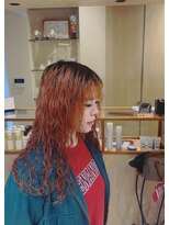 シアン 栄店(CYAN.)&nbsp;ブリーチとパーマどちらも叶えられるスタイル