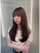 ボタン ハカタ(VOTAN hakata) レイヤーカット//ピンクブラウン//暖色ブラウン