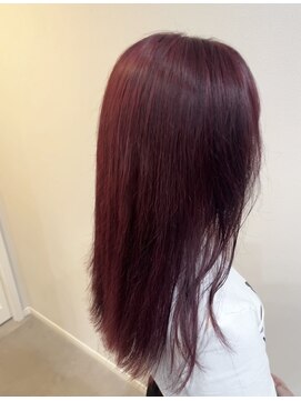 アウラヘアーサロン(aura hair salon) ワインレッド