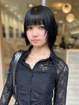 シュク 高円寺(SYUK) 切りっぱなしボブ/顔周りレイヤー/ボブ【植木】高円寺 SYUK