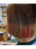 ヘアーメイク ラプティ(Hair Make Lapetit)&nbsp;秋色カラフルボブ