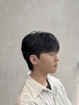 エクシア 六甲道店(EXCIA)&nbsp;シースルーマッシュウルフ/ダウンパーマ/韓国メンズヘア