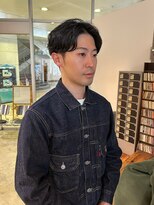 メンズ クーヘアー(Men's coohair) センターパートパーマ