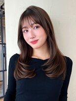 アリスバイアフロート 自由が丘(ALICe by AFLOAT)&nbsp;ロングレイヤーカット／ワンカール/前髪カット