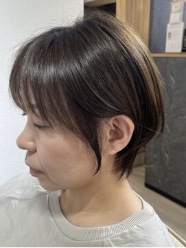エメヘアデザイン ルイス(Aimer Hair Design Lewis) ショートボブ/レディースショート/レザーカット/弘前市