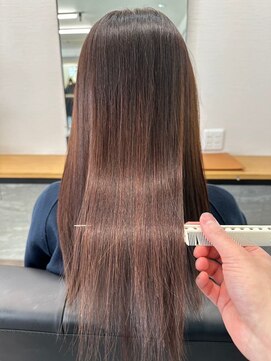 ラル 水戸県道50号店(Lalu.) 着物ヘア/大人ガーリー/ダークアッシュ/似合わせカット/水戸