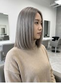髪質改善カラー　モノクロームベージュ