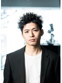 スパイキーショート×内外MIXパーマ