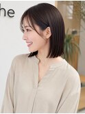 【151.コテ不要でセットが完了する♪切りっぱなしボブ】