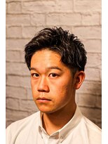 グレイスフルバーバー 新宿パークタワー店&nbsp;新宿理容室で朝セットが楽な大人ビジネスに向けたメンズパーマ