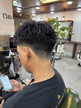 オールマンバーバーショップ 流山おおたかの森(Allman Barbershop) ニュアンスパーマ/ニュアンスウルフ/ダウンバング/おおたかの森