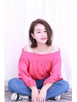 ナトゥーラ 大通店(Natura) 外国人のくせ毛風♪ 切りっぱなし ボブ