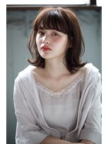 リアン(Lien)&nbsp;Lien☆ナチュラルブラウン×外ハネミディ 立川