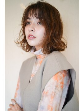 マセナ(Masena) ゆるふわボブ×秋先取りのベイクドカラー☆