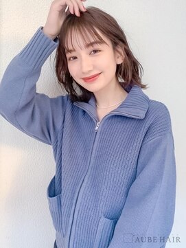 オーブ ヘアー リヒト 松本店(AUBE HAIR licht) 20代・30代_くびれレイヤーボブ