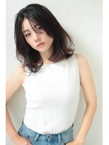 アンノ(anno)&nbsp;黒髪でもオシャレくびれセミディ