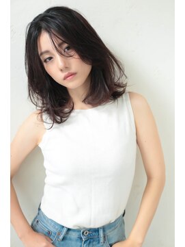 アンノ(anno) 黒髪でもオシャレくびれセミディ