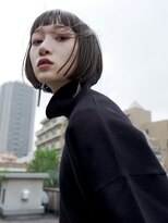 メゾンアミリ(Maison AmiLi)&nbsp;ブルーブラック×ミニボブ