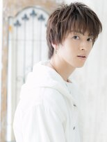 メンズヘア ビーセカンド 草加店(MENS HAIR B-2)&nbsp;ラフさと重さを演出/オリーブベージュウルフN草加