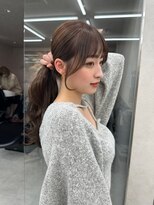 ロンド マーレ 天神大名店(Lond mare) イメチェン/チェリーブラウン/フェミニン/ダークアッシュ/束感