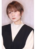 【1ミリにこだわるカット】/耳掛け抜け感ショート