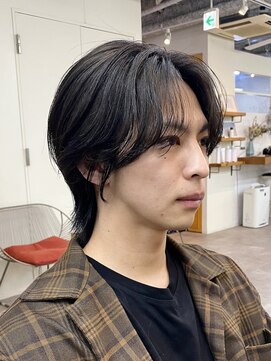 ガレージ バイ グリーン 原宿 表参道(Garage by green) 【JINKI】韓国風センターパート