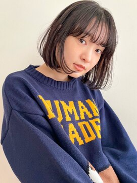 ディッセンバー 渋谷(December) ボブ/内巻きボブ/グレージュ/渋谷/学割/カットカラー