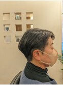 大人かわいいツーブロックショート