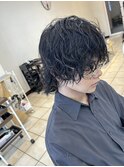 色気のあるウルフパーマ