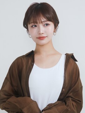 オンク 新宿(onk) 黒髪/グレーベージュ/レイヤーロング/前髪パーマ[新宿駅]