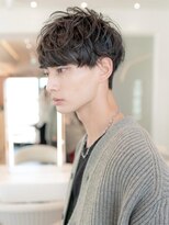 ケアリー 成増(Carelly)&nbsp;ビジネスツーブロックOK★かき上げトランクスヘアくせ毛風パーマ