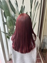 アン(Hair make un)&nbsp;【ダブルカラー】チェリーレッド♪