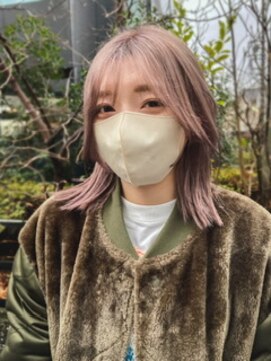 サクラ オモテサンドウ(SAKURA) ミディアムロブ×こっくりベージュ