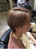 刈り上げセンターパートフェザーパーマサーフカールs