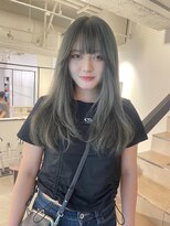 ゼスト パーク(ZEST PARK)&nbsp;オリーブグレージュ/ハイトーン/レイヤーカット/タマキ