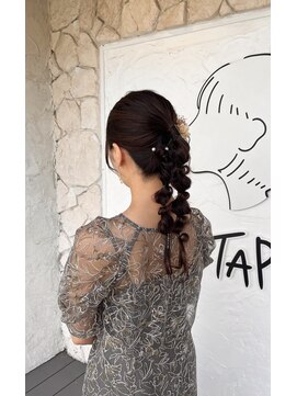 タップ(TAP) お呼ばれアレンジ/ツインアレンジ/金沢市美容室