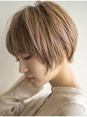 マッシュショート/大人ショート/20代30代/ダークアッシュ