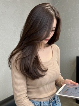 アオアクア バイ グルグル 小岩店(ao akua by GULGUL)の写真/<カット+カラー¥8990>白髪ぼかしやニュアンスカラーなど、一人ひとりに合わせたデザイン提案◎_小岩駅