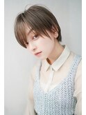【GEEKS渋谷】アッシュオリーブ/春ヘア/くびれショート/20代30代